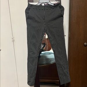 Diane Von Furstenberg Black and White Striped Garment